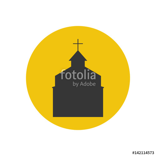 Church Silhouette Vector Stock Image And Royalty Free Vector 500x500 Church Silhouette Vector Stock Image And Royalty Free Vector