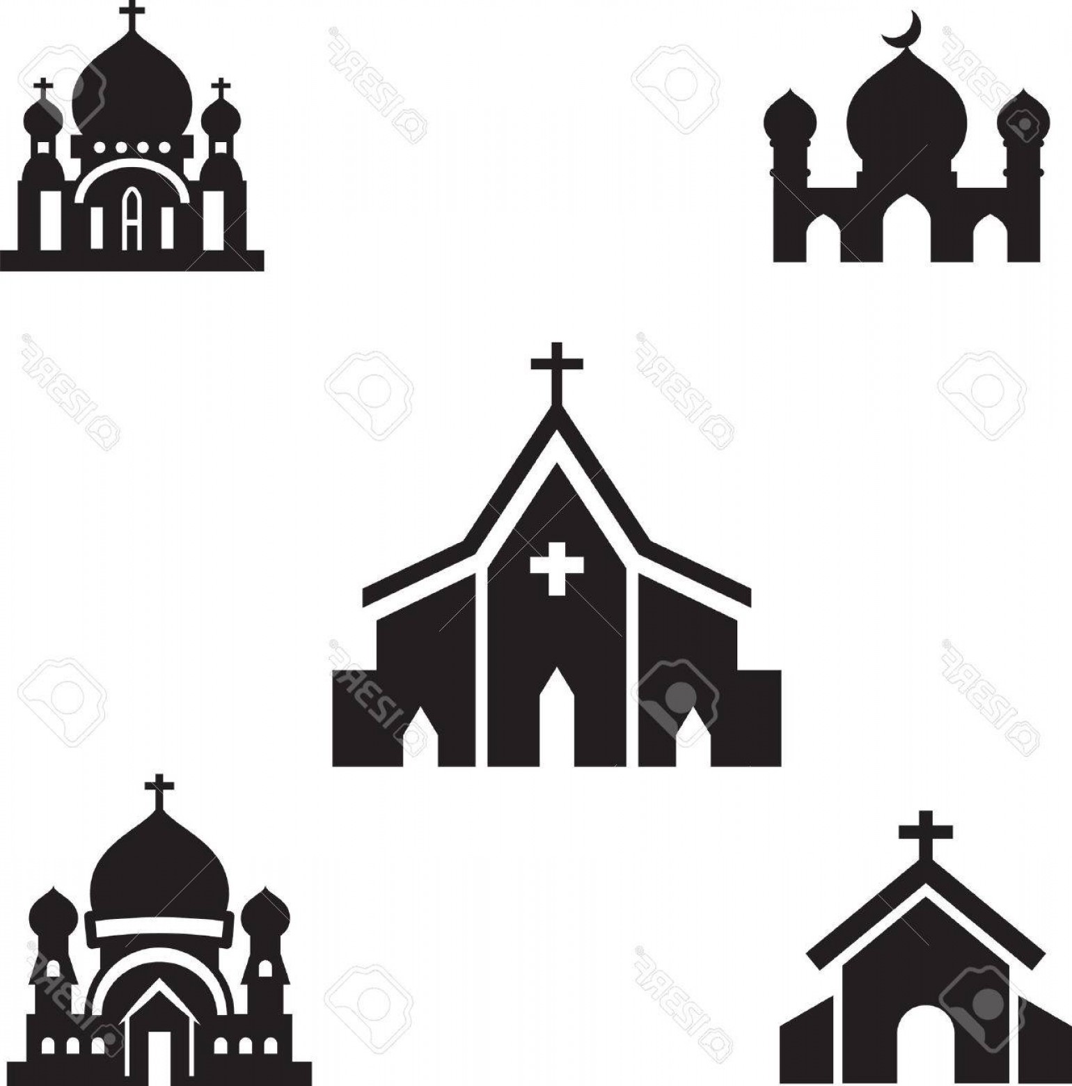 Photostock Vector Church Silhouette Isolated Vector Createmepink 1540x1560 Photostock Vector Church Silhouette Isolated Vector Createmepink