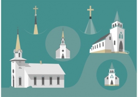 285x200 Church Steeple Free Vector Graphic Art Free Download
