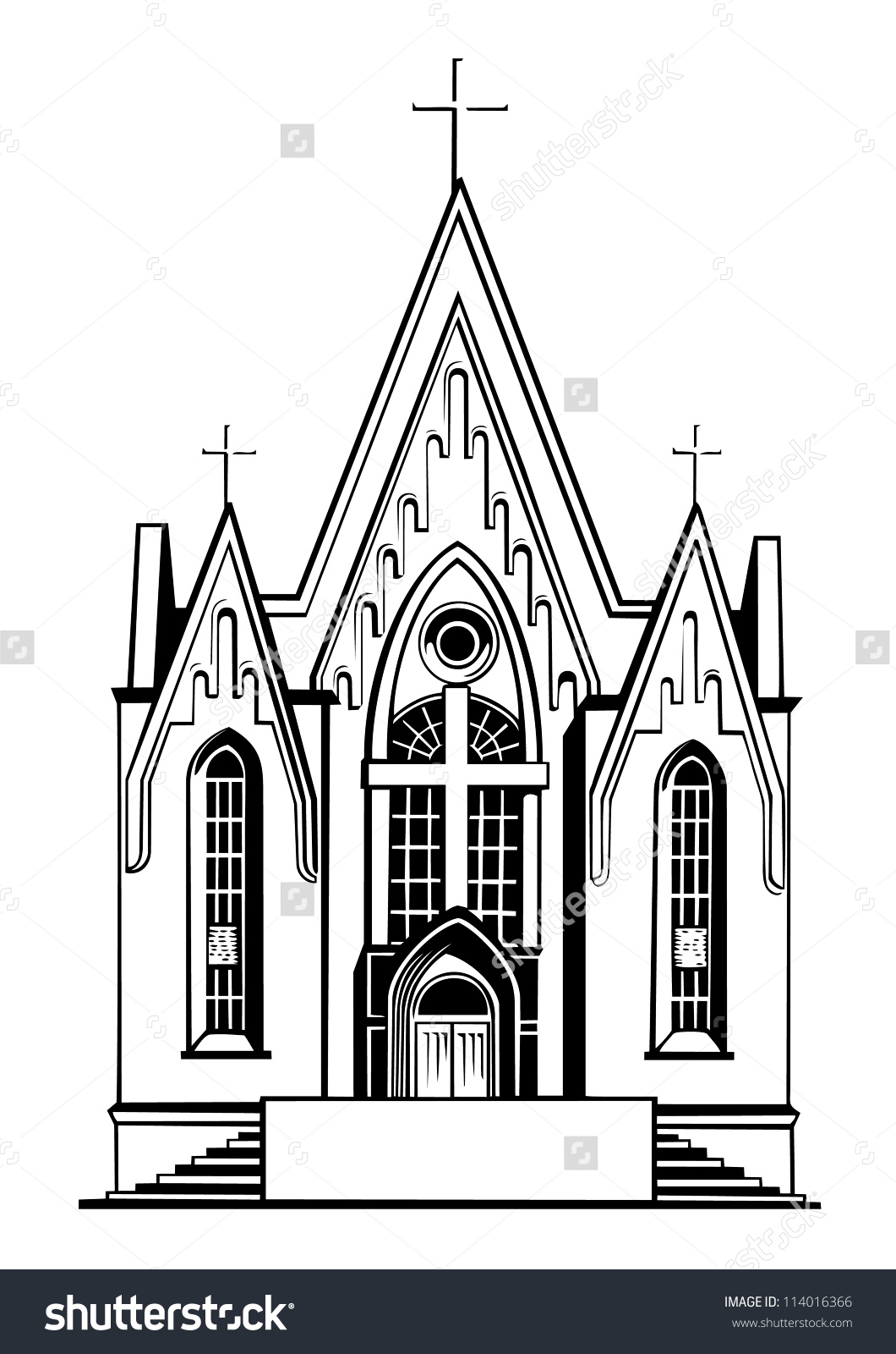 1060x1600 Church Steeple Stock Vectors Image