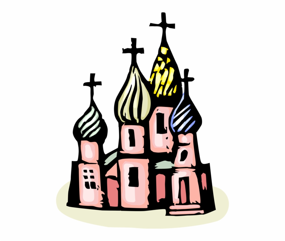 920x780 Vector Illustration Of St Basil's Christian Church, Transparent
