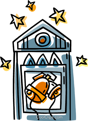 349x480 Church Steeples Royalty Free Vector Clip Art Illustration