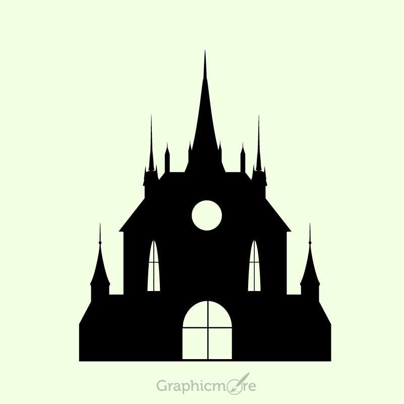801x801 Church Design Free Vector Download