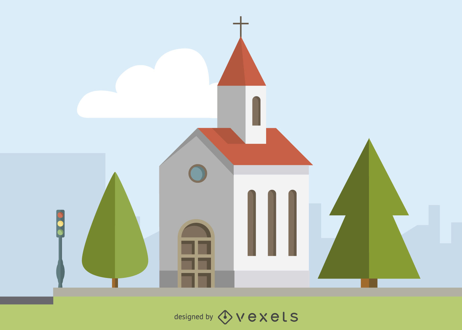 1500x1071 Church Vector Graphics To Download