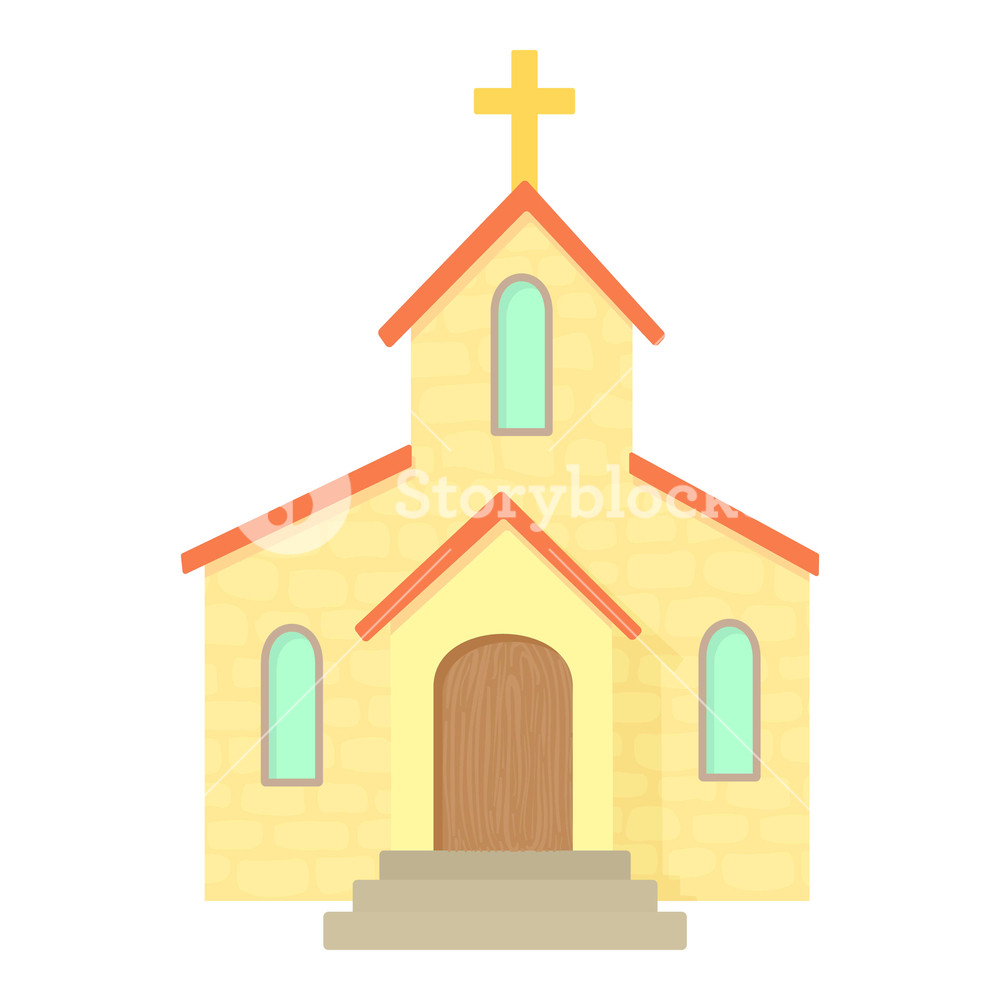 1000x1000 Church Icon Cartoon Illustration Of Church Vector Icon For Web