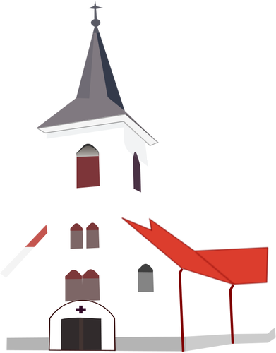 391x500 Church Vector Clip Art Graphics