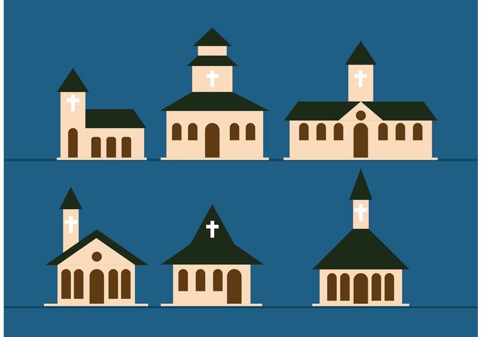 700x490 Country Church Vectors
