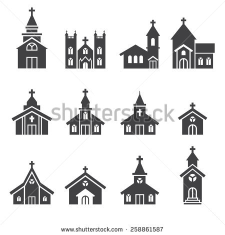 450x470 Church Vector Art Church Stock S Woy