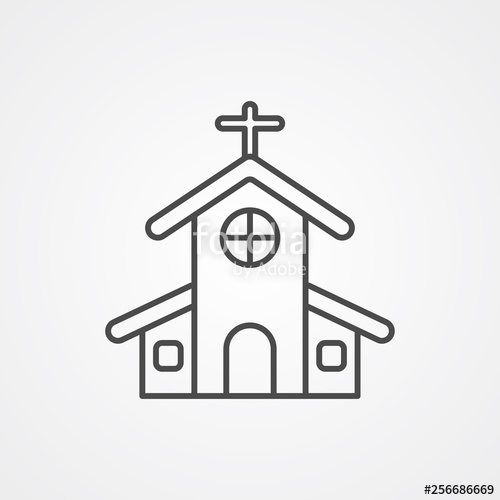 Church Vector Icon Sign Symbol Stock Image And Royalty Free 500x500 Church Vector Icon Sign Symbol Stock Image And Royalty Free