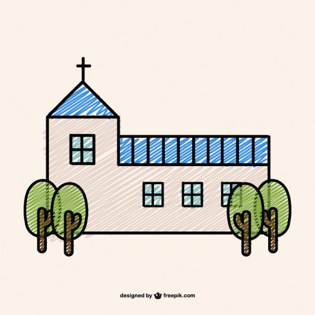 Doodle Design Of A Christian Church Vector Free Download 626x626 Doodle Design Of A Christian Church Vector Free Download