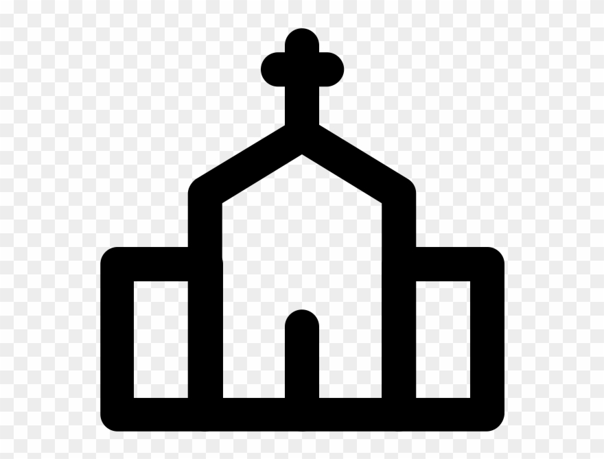 880x669 Church Rubber Stamp