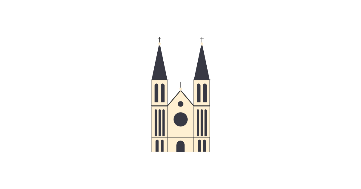1200x628 Twotowers Catholic Church Vector And Png Free Download