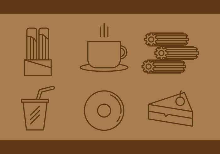 700x490 Free Churros Vector Icons