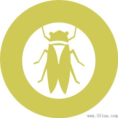 400x400 Cicada Icon Vector Free Vector In Adobe Illustrator