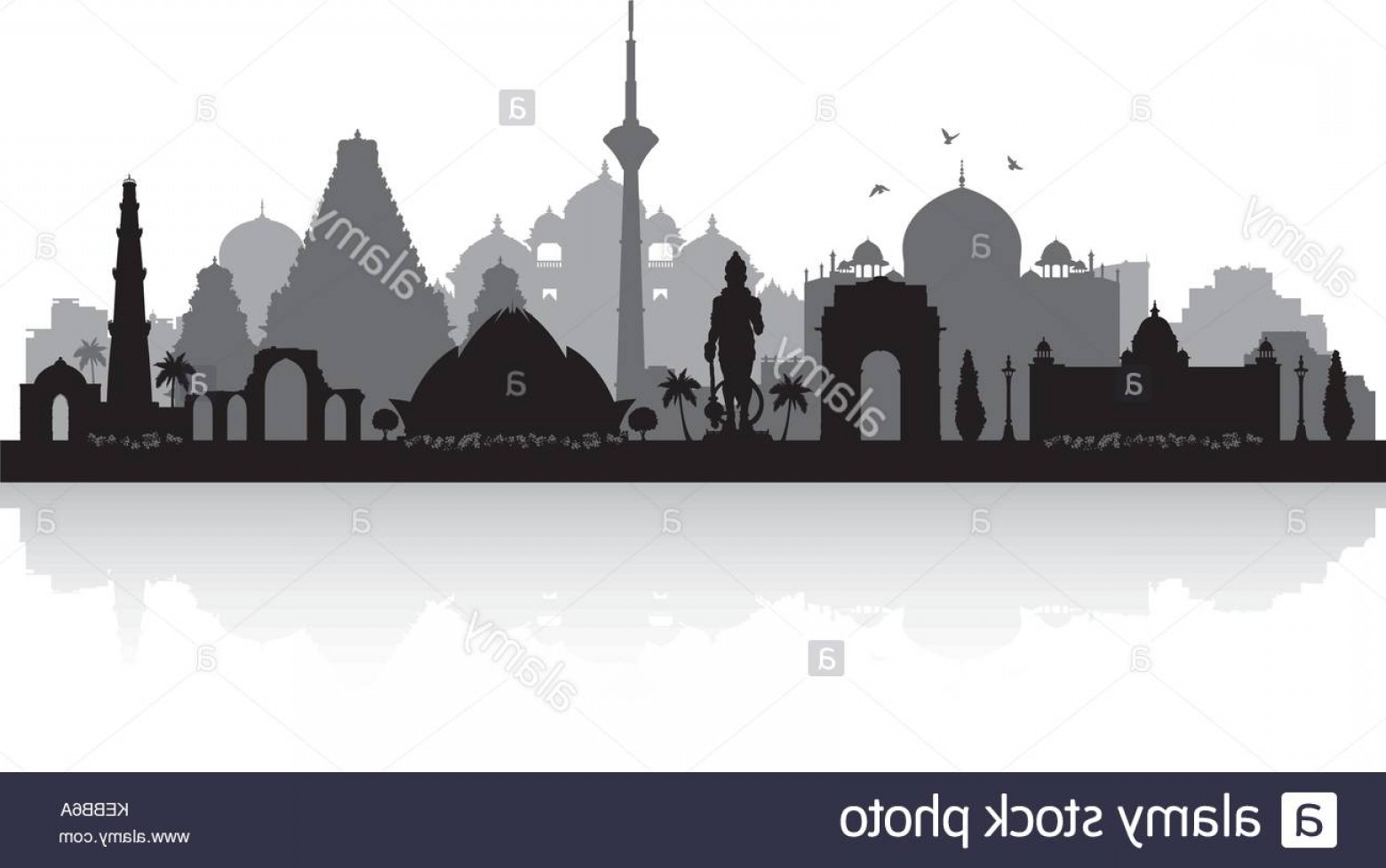 Stock Image Delhi India City Skyline Vector Silhouette 1560x978 Stock Image Delhi India City Skyline Vector Silhouette