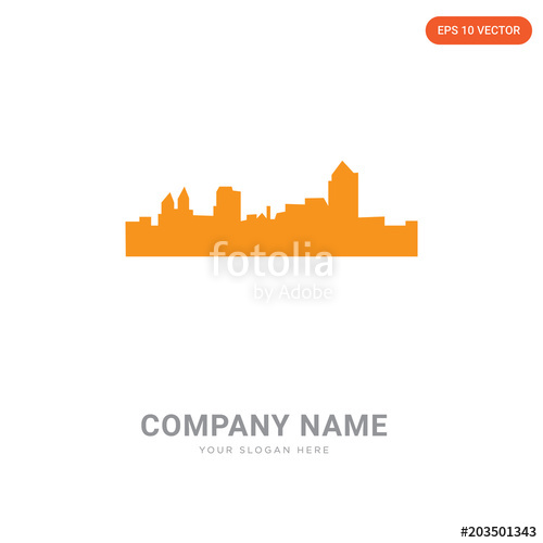 Cincinnati Skyline Company Logo Design Stock Image And Royalty 500x500 Cincinnati Skyline Company Logo Design Stock Image And Royalty