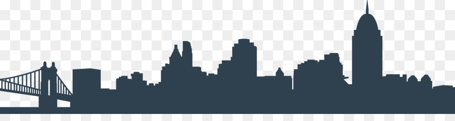 Cincinnati Skyline Silhouette 900x240 Cincinnati Skyline Silhouette