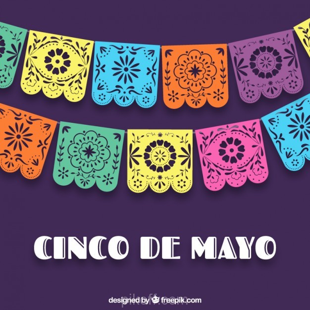 626x626 Colorful Cinco De Mayo Background Vector Free Download