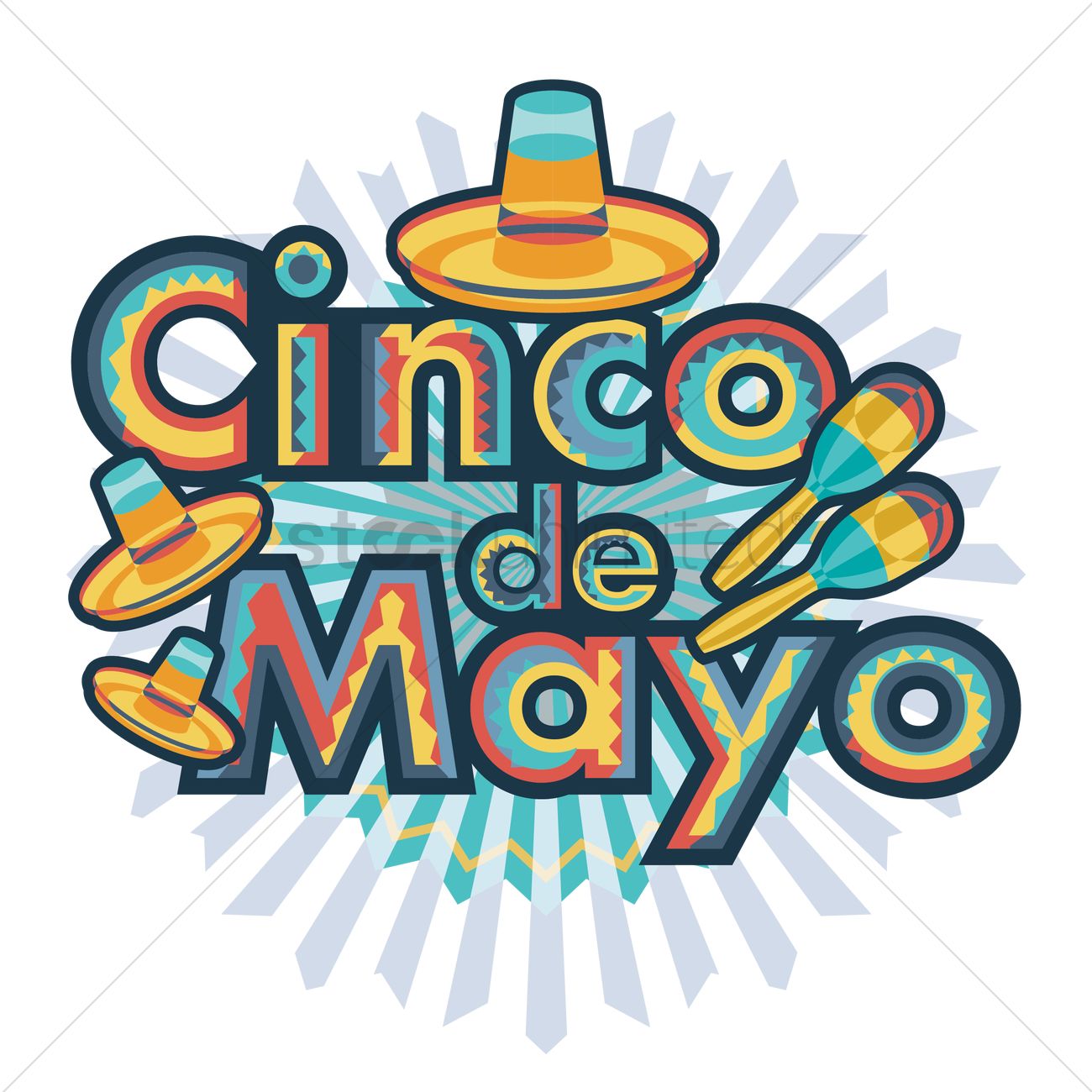 1300x1300 Cinco De Mayo Design Vector Image