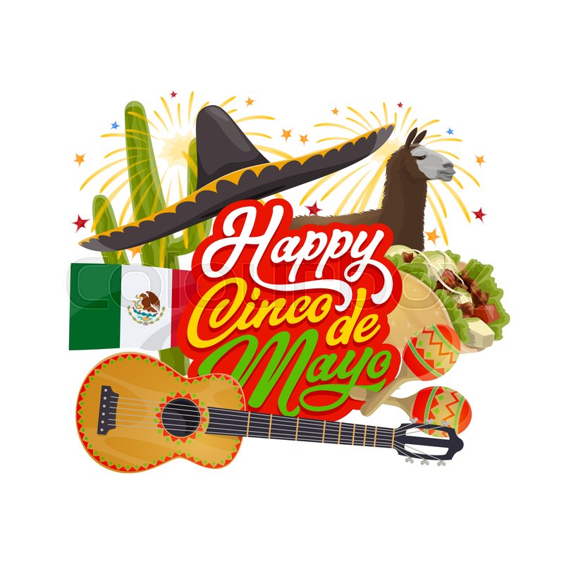 800x800 Happy Cinco De Mayo Vector Greeting Stock Vector Colourbox