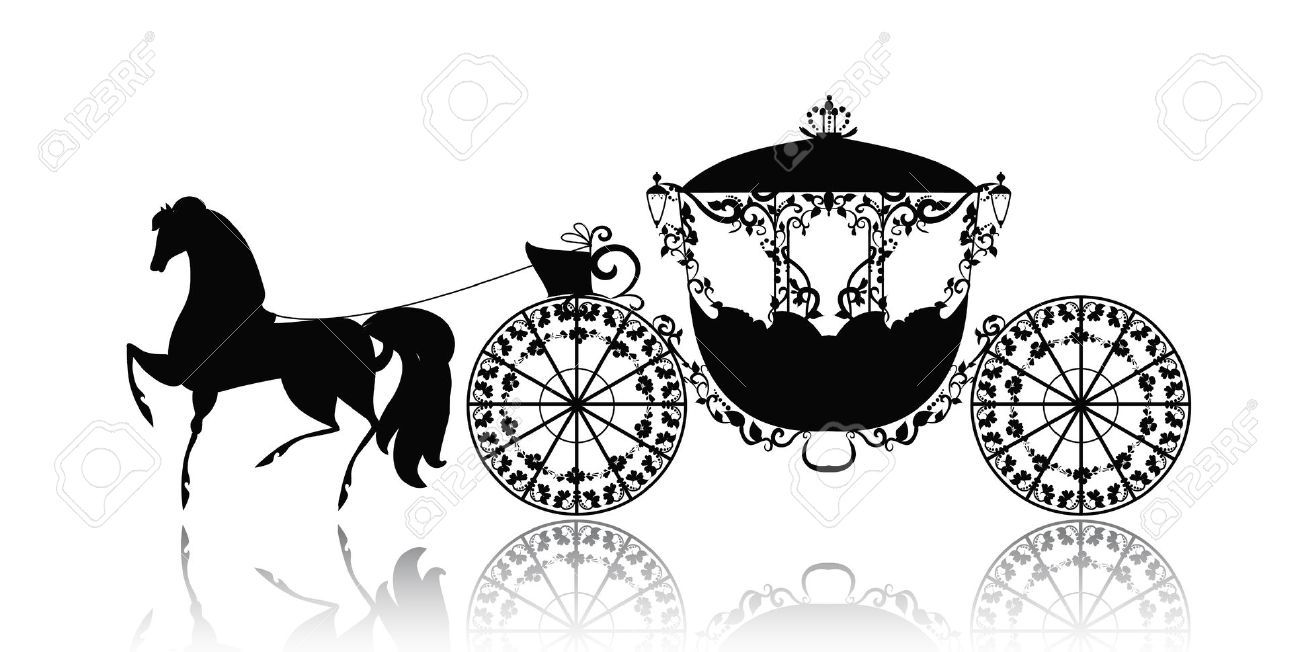 1300x652 Cinderella Carriage Silhouette Images Disney Silhouette