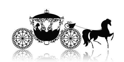 Cinderella Carriage Vector at Vectorified.com | Collection of ...