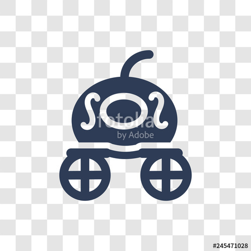 500x500 Cinderella Carriage Icon Vector Stock Image And Royalty Free