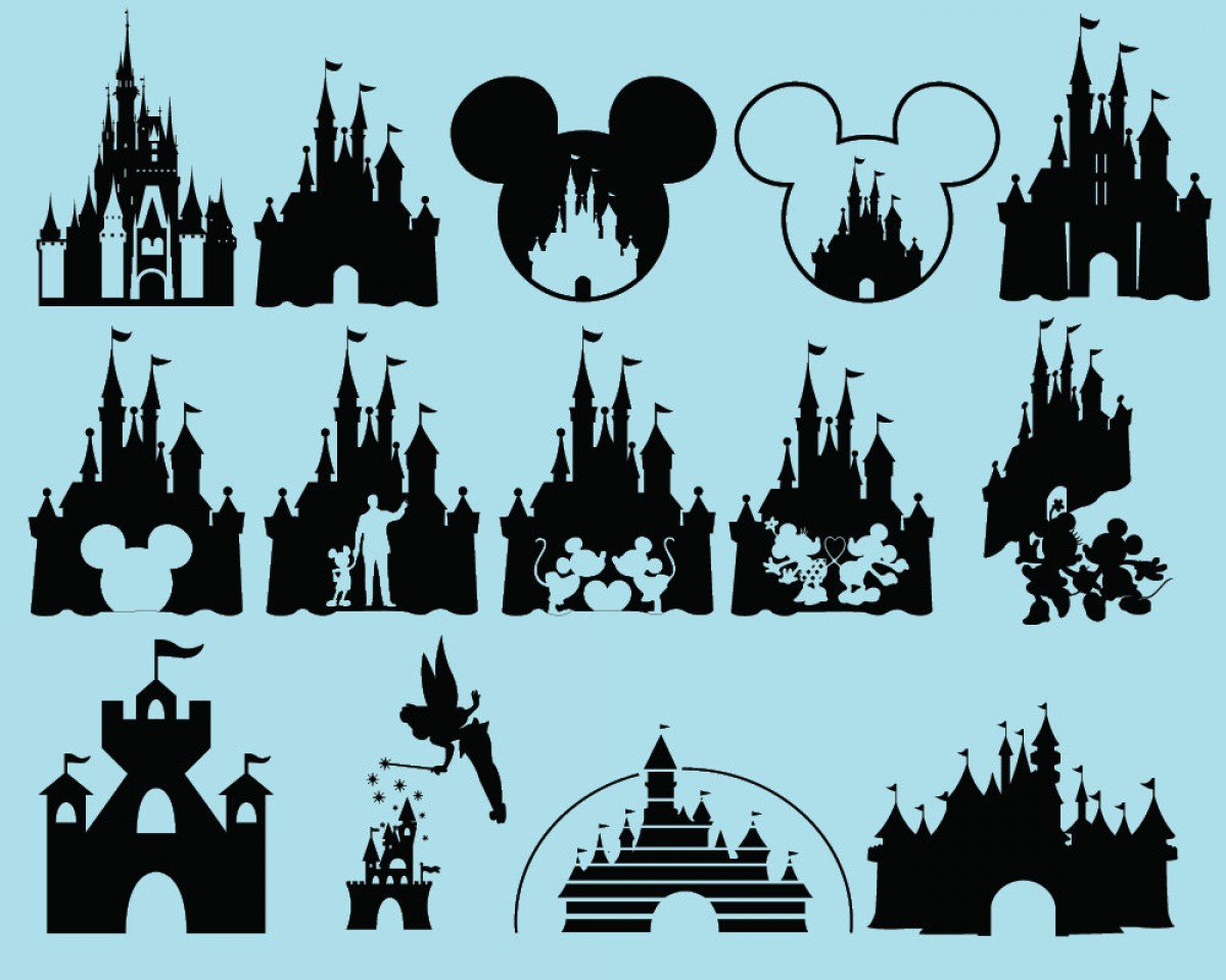 Free Free 247 Disney Castle Silhouette Svg SVG PNG EPS DXF File