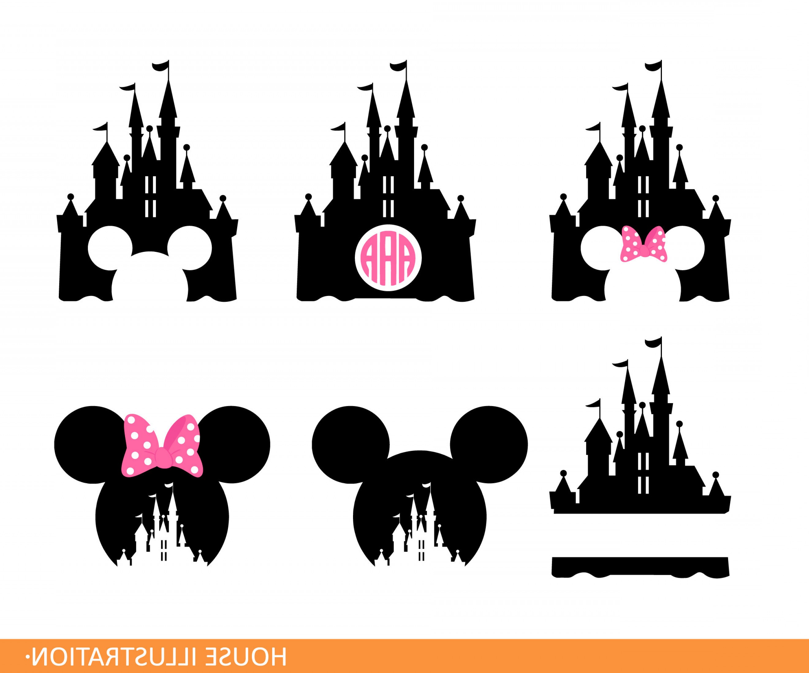 2640x2199 Collection Of 'disney Castle Silhouette Vector' Download More
