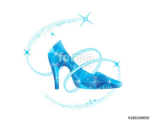 Cinderella Crystal Slipper Stock Image And Royalty Free Vector 500x400 Cinderella Crystal Slipper Stock Image And Royalty Free Vector