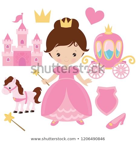 Princess Vector Cartoon Illustration Clipart, Cinderella 450x470 Princess Vector Cartoon Illustration Clipart, Cinderella