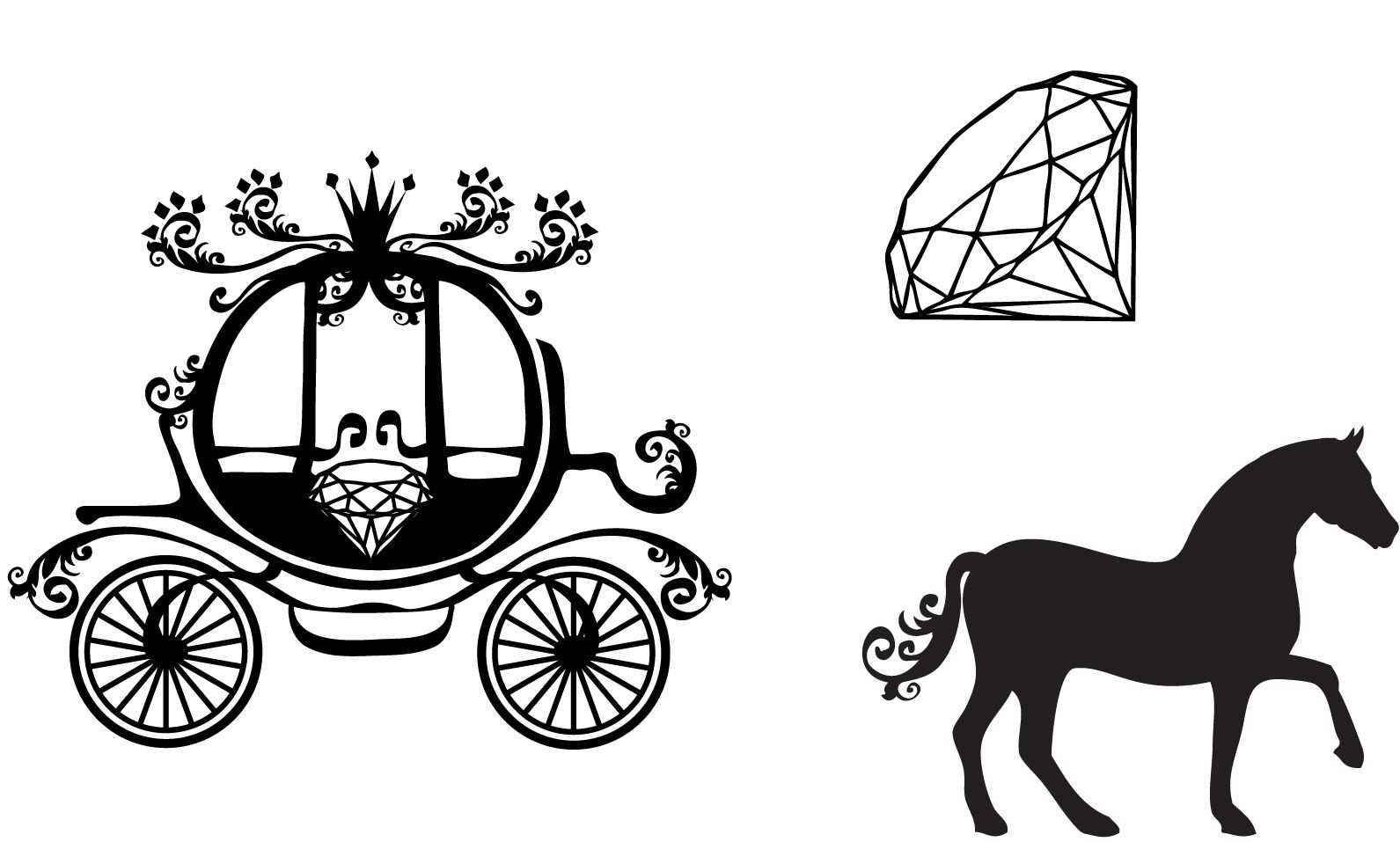 Cinderella Vector Carriage 1591x957 Cinderella Vector Carriage