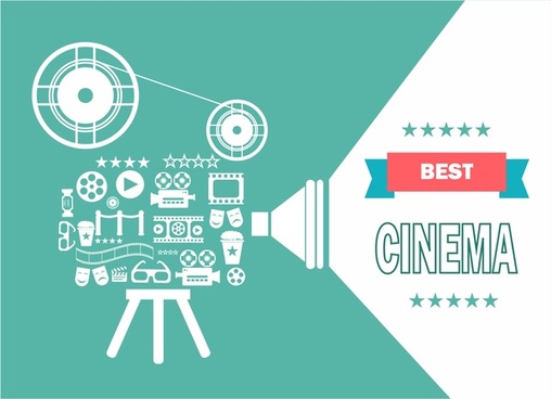 508x368 Cinema Free Vector Download