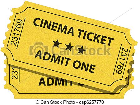 Cinema Ticket Vector