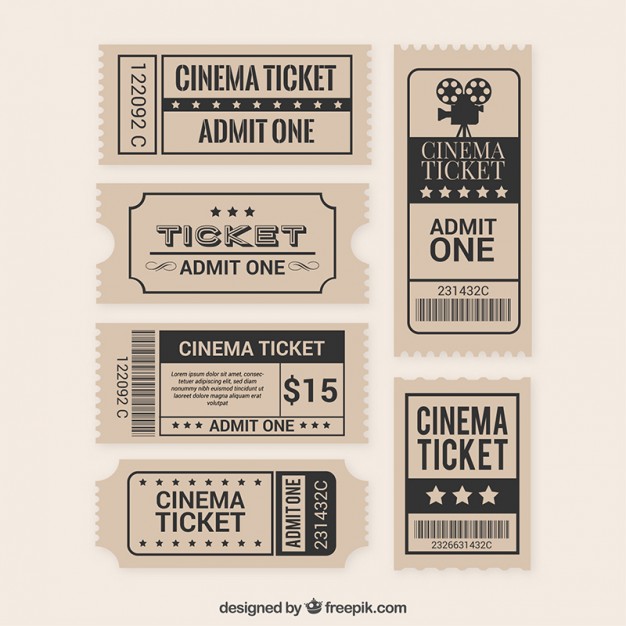 626x626 Movie Ticket Vectors, Photos And Free Download