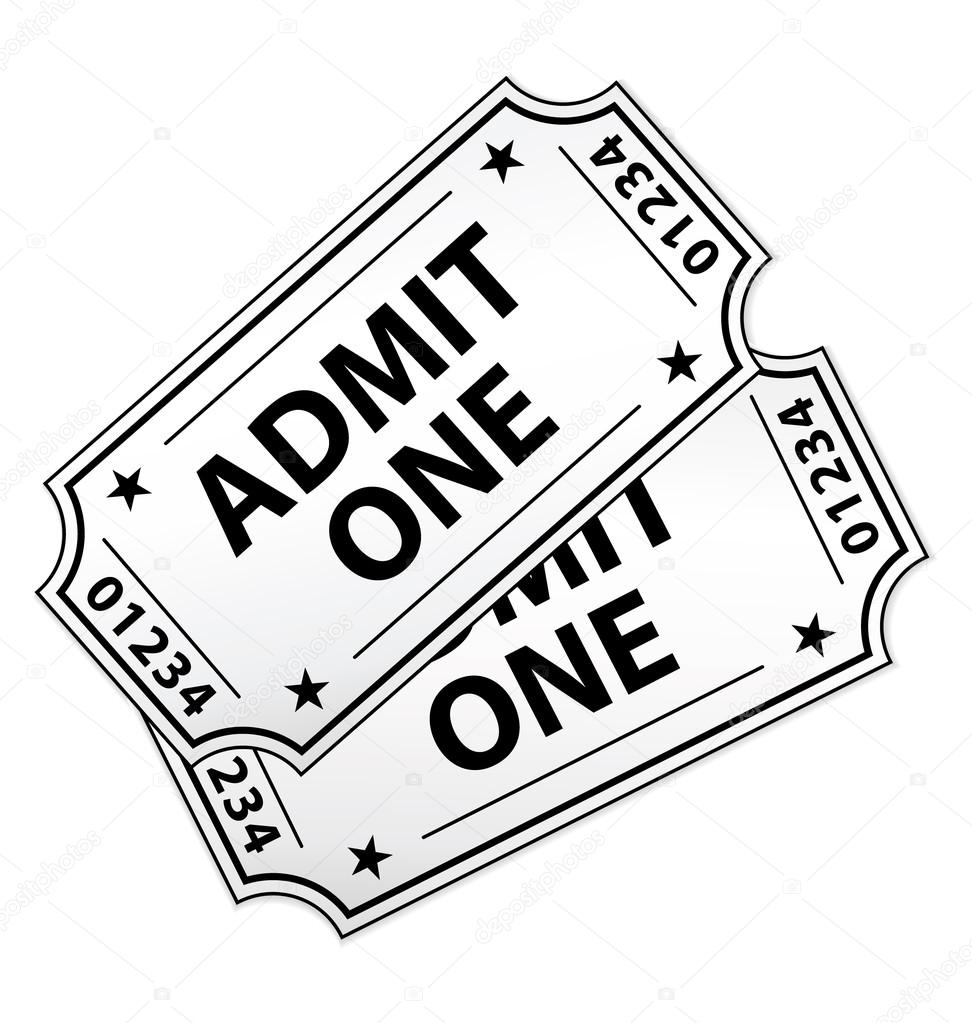 972x1023 Ticket Vector Icon