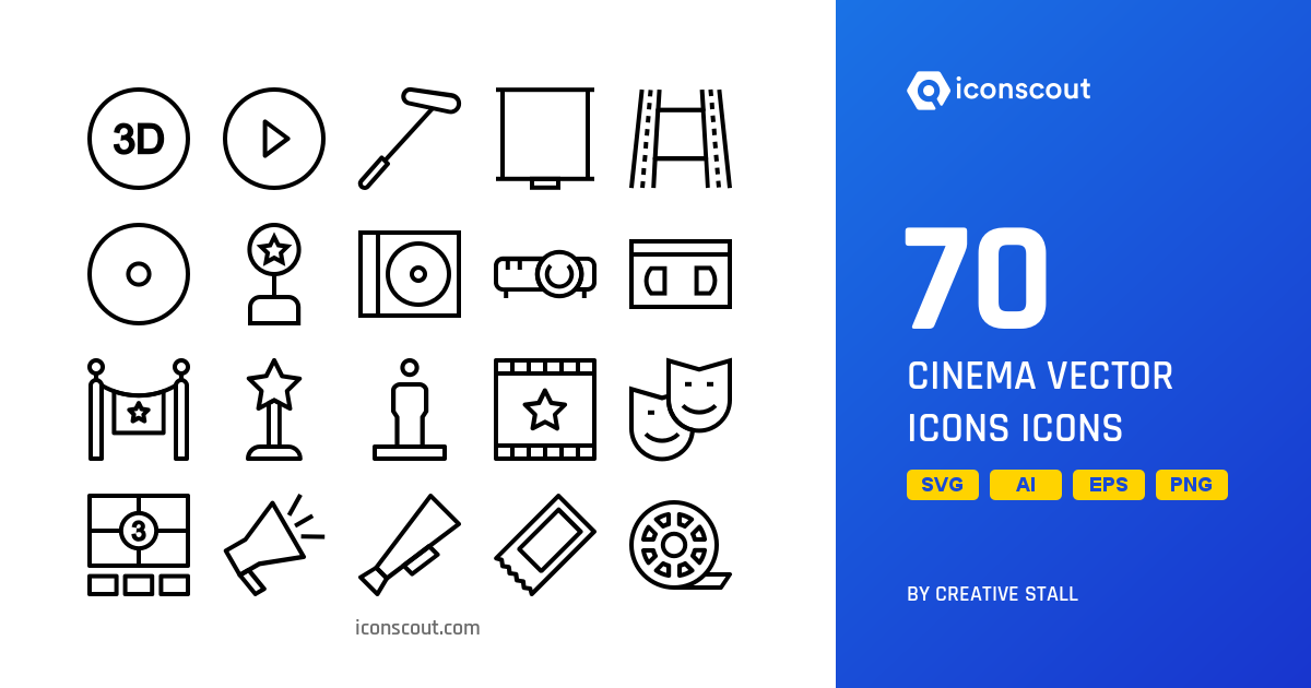 1200x630 Download Cinema Vector Icons Icon Pack