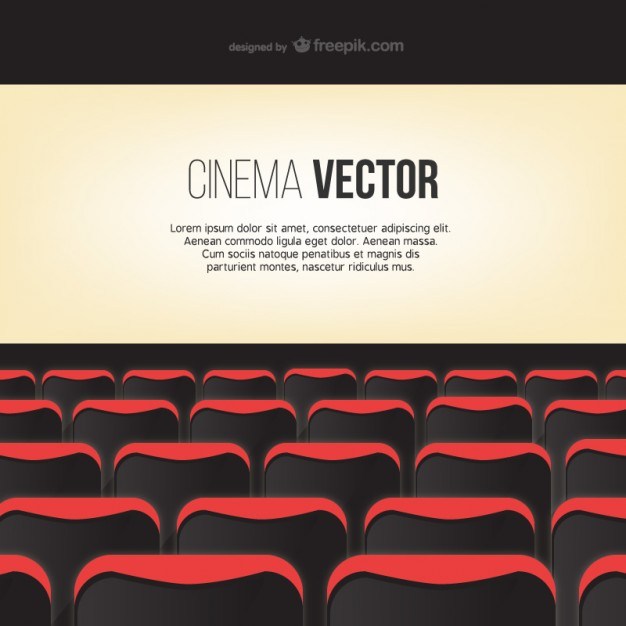 626x626 Cinema Poster Free Vector