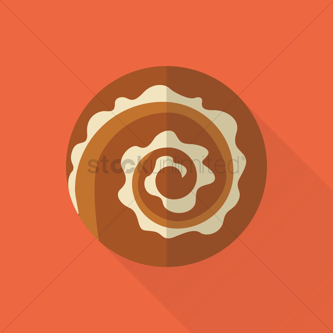 1300x1300 Cinnamon Roll Vector Image