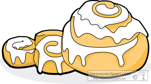 500x278 Cinnamon Roll Clip Art