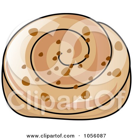 450x470 Royalty Free Vector Clip Art Illustration Of A Cinnamon Roll