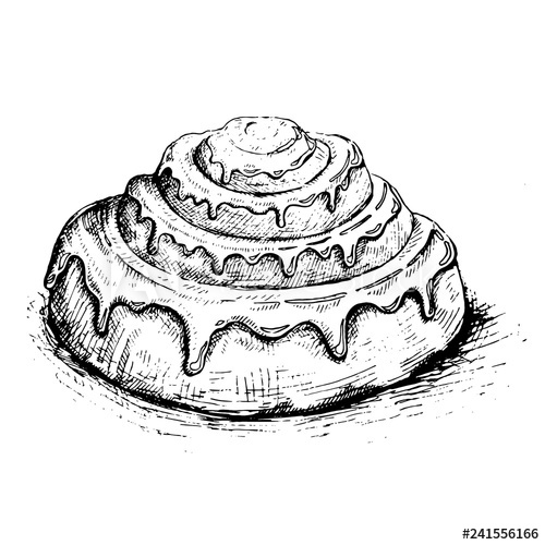 500x500 Bakery Products Loaf Of Bread Vector Illustration Food Cinnabon