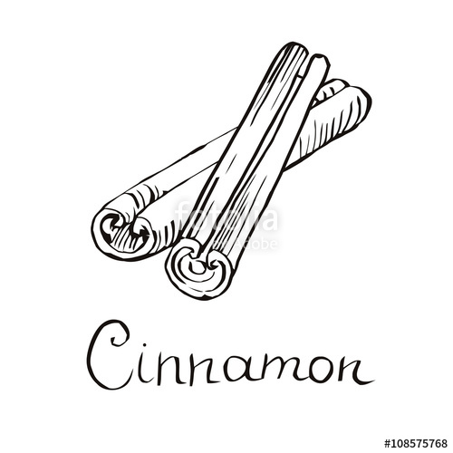 500x500 Cinnamon Stick Cinnamon Vector Vector Cinnamon Stick Cinnamon