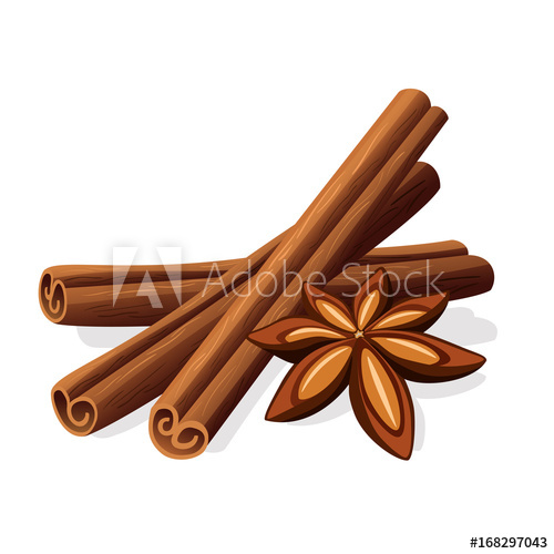 500x500 Cinnamon Sticks And Anise Stars