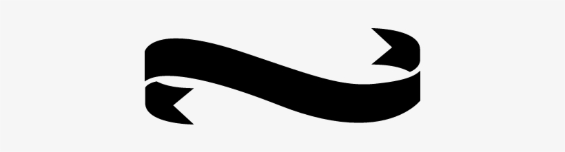 820x221 Ribbon Black Banner Vector
