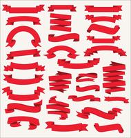 190x200 Red Ribbon Banner Free Vector Art