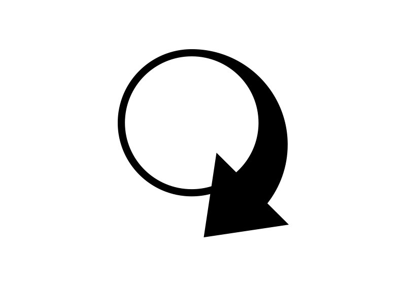 800x566 Circle With Arrow Vector