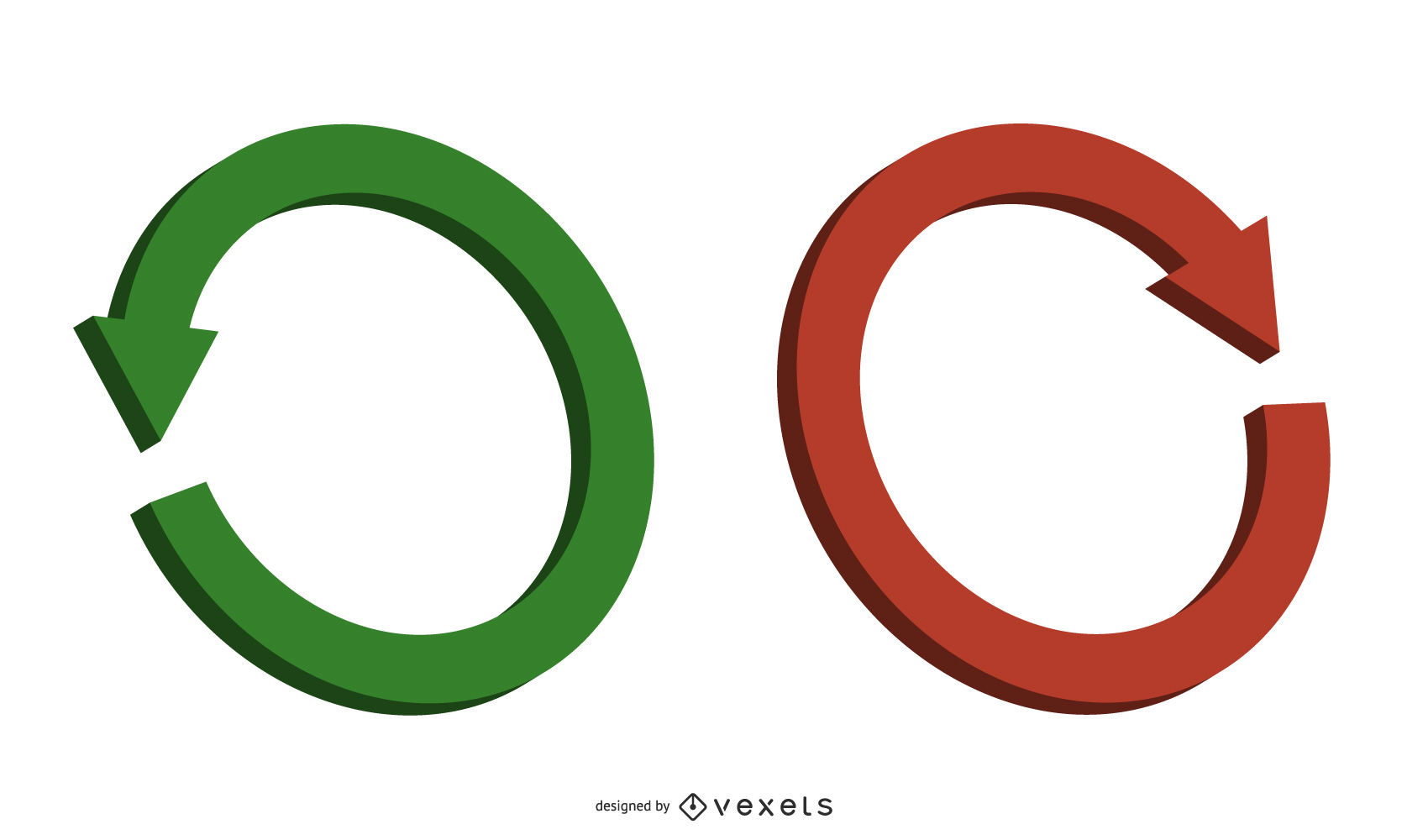 1700x1000 Right And Left Circle Arrow Vector Circle Arrow Adobe