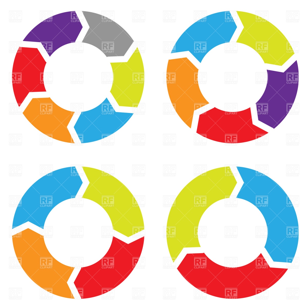 1200x1200 Arrow Circles Vector Image Of Business, Finance Prague