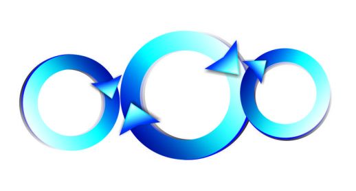 Blue Circle Arrow Vector 518x279 Blue Circle Arrow Vector